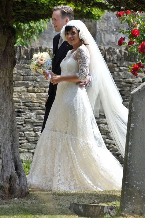 lily allen wedding dress chanel